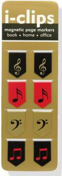 Misc. Music I-Clips Magnetic Page Markers Book