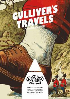Hardcover Gulliver's Travels: Read & Draw Edition Book