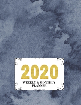 2020 Weekly & Monthly Planner: Planner And Journal Organizer 2020 | Planner Calendar 2020