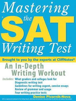 Paperback Mastering the SAT Writing Test Book