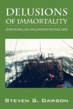 Paperback Delusions of Immortality: Surviving an Unconventional Life [Large Print] Book