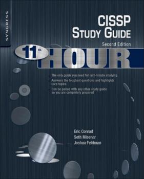 Paperback Eleventh Hour CISSP: Study Guide Book