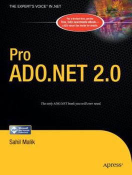 Paperback Pro ADO.NET 2.0 Book