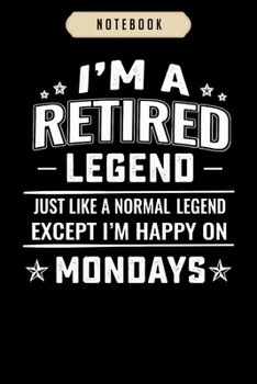 Notebook: Funny retired 2017 funny retirement gift Notebook|6x9(100 pages)Blank Lined Paperback Journal For Student, kids, women, girls, boys, men, birthday gifts|Veteran day gifts notebook