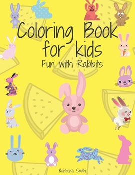 Paperback Coloring Book for Kids Fun with Rabbits Book