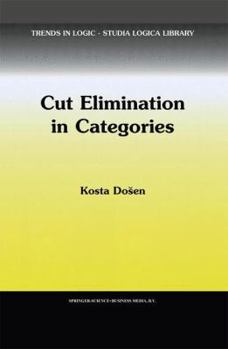 Hardcover Cut Elimination in Categories Book