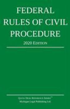 Paperback Federal Rules of Civil Procedure; 2020 Edition: With Statutory Supplement Book
