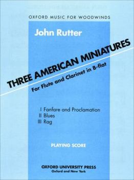 Paperback Three American Miniatures Book