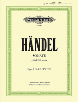 Paperback Trio Sonata in G Minor Op.2 No.8: Part(s) Book