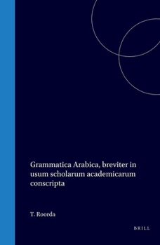 Hardcover Grammatica Arabica, Breviter in Usum Scholarum Academicarum Conscripta [Latin] Book