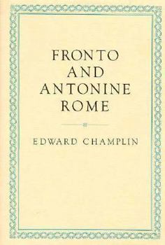 Hardcover Fronto and Antonine Rome Book