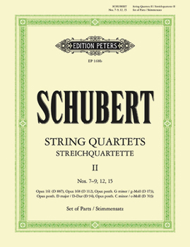 Paperback String Quartets: Nos. 7-9, 12, 15 (Set of Parts), Part(s) Book