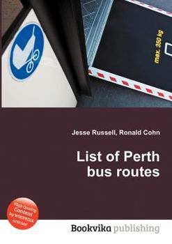 Paperback List of Perth Bus Routes Book