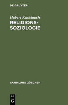 Hardcover Religionssoziologie [German] Book