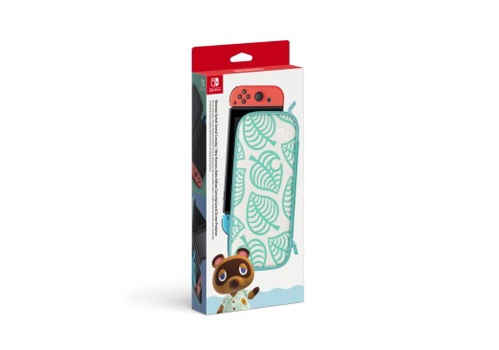 Game - Nintendo Switch Switch Carrying Case & Screen Protector-Animal Crossing Aloha Edition Book