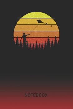 Notebook: Kite Flying Blank Wide Ruled Lined Paper Notepad | Writing Pad Journal | Assignments Taking Class Notes Homework Studying Math Science ... & University Organizer | Student Teacher