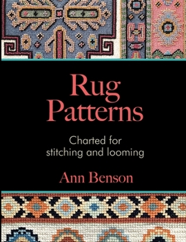 Paperback Rug Patterns Charted for Stitching and Looming Book