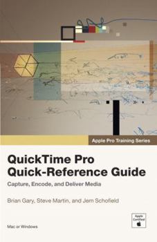 Paperback QuickTime Pro Quick-Reference Guide Book