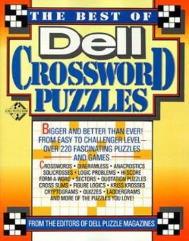 Paperback The Best of Dell Crossword Puzzles Book