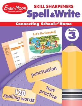 Paperback Skill Sharpeners: Spell & Write, Grade 3 Workbook Book