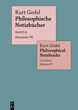 Hardcover Maximen VI / Maxims VI [German] Book
