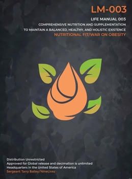 Hardcover Nutritional Fit/ Life Manual 003: War on Obesity Book