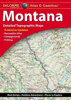Misc. Delorme Atlas & Gazetteer: Montana Book