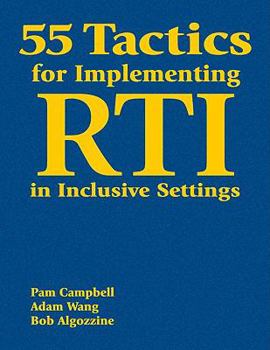 Hardcover 55 Tactics for Implementing RTI in Inclusive Settings Book