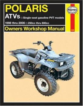 Paperback Polaris ATV 250CC Thru 800CC 1998 THRU 2006 (Owners Workshop Manual) Book