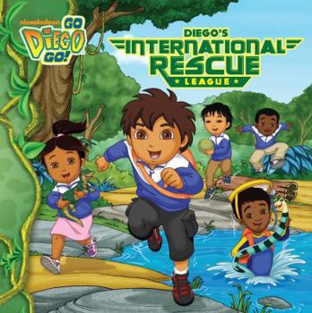 Paperback Diego's International Rescue League (Go, Diego, Go!) Book