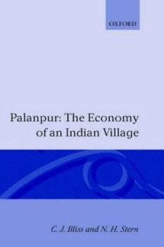 Hardcover Palanpur: The Economy of an Indian Village Book