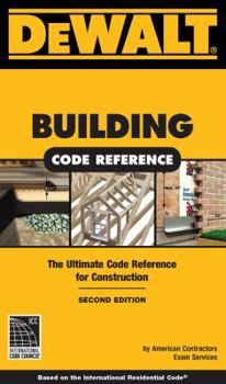 Spiral-bound Dewalt Building Code Reference Book