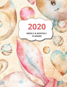 Paperback 2020 Weekly & Monthly Planner: Planner And Journal Organizer 2020 - Planner Calendar 2020 Book