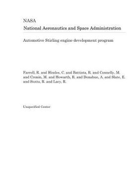 Paperback Automotive Stirling Engine Development Program Book