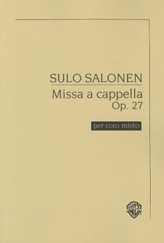 Paperback Missa a Cappella, Op. 27: Per Coro Misto Book