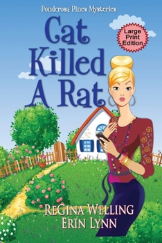 Paperback Cat Killed a Rat (Large Print): Quirky Cozy Mysteries [Large Print] Book
