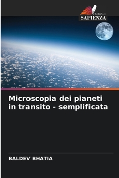 Paperback Microscopia dei pianeti in transito - semplificata [Italian] Book