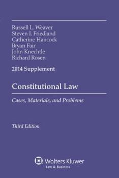 Paperback Constitutional Law: Cases Materials Problems 2014 Case Supplement Book