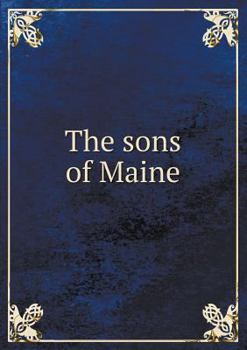 Paperback The sons of Maine Book