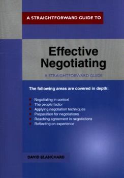 Paperback Effective Negotiating Book