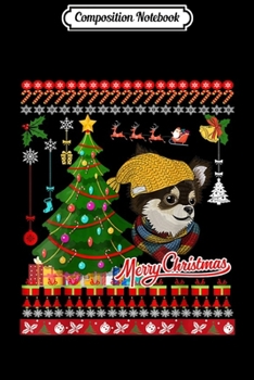 Composition Notebook: Chihuahua Dog Christmas Ugly Sweater Chihuahua Xmas Gift  Journal/Notebook Blank Lined Ruled 6x9 100 Pages