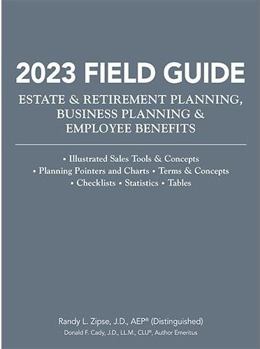 Paperback 2023 Field Guide to Estate Planning Book