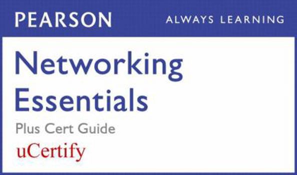 Hardcover Networking Essentials Pearson Ucertify Course and Textbook Bundle Book