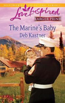 Mass Market Paperback The Marine's Baby [Large Print] Book