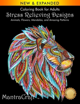 Paperback Coloring Book for Adults: Stress Relieving Designs: Animals, Flowers, Mandalas, and Amazing Patterns Book