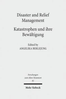 Hardcover Disaster and Relief Management - Katastrophen Und Ihre Bewaltigung Book