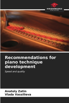 Paperback Recommendations for piano technique development Book