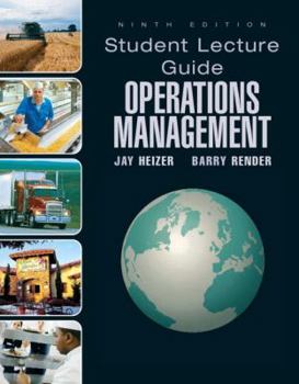 Paperback Lecture Guide for Operations Management, Flexible Version Book