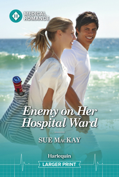 Mass Market Paperback Enemy on Her Hospital Ward [Large Print] Book