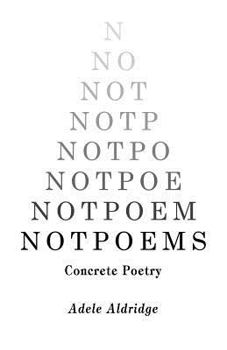 Paperback Notpoems: Concrete Poetry Book